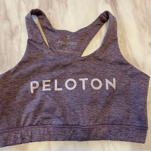 Peloton Heathered strappy sports bra